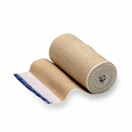 OASIS Elastic Bandage, Latex-Free, Hook and Loop, 4 in. x 5Yards, 4PK EB4-VELX4